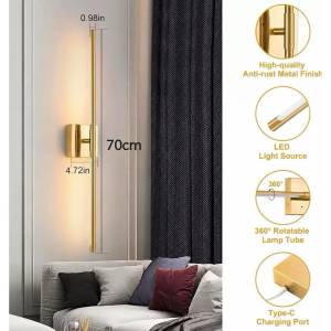 New Charger Wall lamp battery rechargeable wall light magnetic