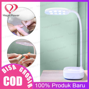12W UV LED Lampu Pengering Cat Kuku Gel Penyembuhan Ultraviolet Tabung Dapat Diatur Nail Lamp Extension Apres Aksesoris Kuku Alat Pengering Kutek