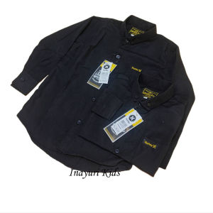 Kemeja anak Lengan Panjang Usia 1-14tahun Kemeja anak laki laki warna hitam Casual Premium