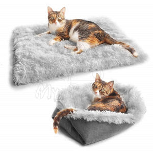 Tempat Tidur Kucing Anjing Alas Bulu Kasur kucing Anjing Sarang Kucing Cat Bed Aksesoris Hewan