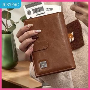 JCSYFAC Hộ Chiếu Du Lịch ví phụ nữ người đàn ông chủ thẻ RFID chặn thẻ tín dụng ID túi máy bay giữ vé đa chức năng Ví