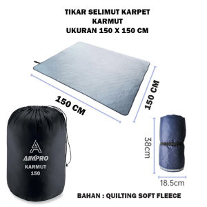 Karpet selimut Karmut Aimpro Tikar Selimut Tebal dan Lembut 150x200 Anti Slip