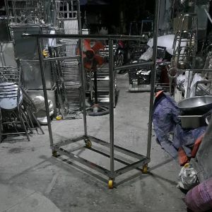 Bộ sào đôi inox 304 toàn bộ thiết kế theo kiểu modune từng phần hàng tháo ráp tiện dụng và