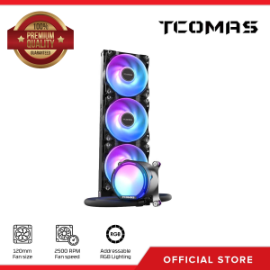 TCOMAS LE100 ARGB 360mm AIO Liquid CPU Cooler