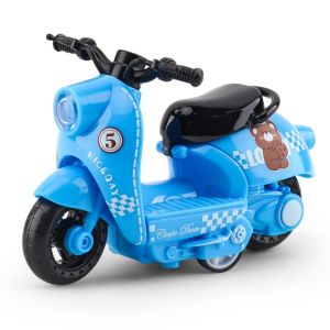 SIRENXI Đúc kim loại Mô hình xe máy hợp kim Thu nhỏ Quán tính Đồ chơi kéo xe máy Sáng tạo Hợp kim Đồ chơi mô phỏng xe máy Quà tặng trẻ em