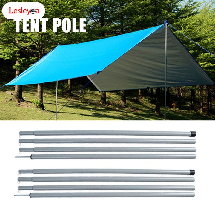 LesleyCa Outdoor Tent Canopy Tarp Poles Tent Canopy Support Rods Canopy ...