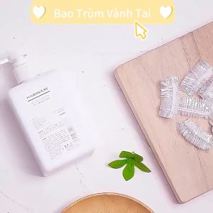 Bịt tai nilon Bịch 100 cái bao trùm vành tai chống nước khi tắm hoặc làm tóc nhuộm tóc