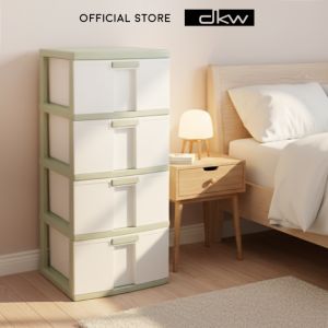DKW HH-400/4 ตู้ลิ้นชัก 4 ชั้น รุ่น Jumbo ตู้เสื้อผ้า