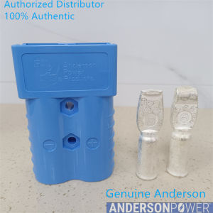 Genuine Anderson SB350 350A Power Connector Battery Plug Charger Socket #2/0 1/0 Contacts Gray 6320G1 Red 6322G1 BLU 6321G1