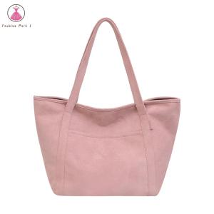 【Mới】 Túi Túi tote cho phụ nữ Lông Thú Giả Túi Đeo Vai sức chứa lớn Nữ Ví cho du lịch mua sắm làm việc cho mùa thu đông