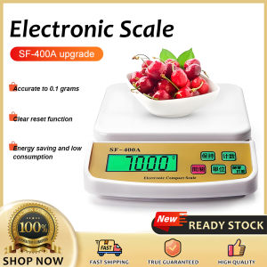 Mini Digital Kitchen Scale 10Kg Capacity 01g Precision Multifunction Weight Gram Ounce Pound Carat Conversion LCD Backlight for Baking Jewelry Coffee