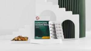 Bu get1 Bexley  IO Cordyceps Cicadae 350mg 60 Capsules (MALTC) 虫草 升级版金蝉花+60粒胶囊 代谢 gluco