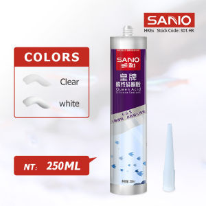 SANO TB054 100% silicone sealant Acid Fish tank special glue Large Plate Glass Aquarium Grade silicone sealant aquarium silicone sealant white clear sealant adhesive 300ml