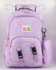 Ivyh Girls Backpack Laptop Bag Waterproof Simple Style Casual Daily Kids Girls School Bags Suitable for Travel and work