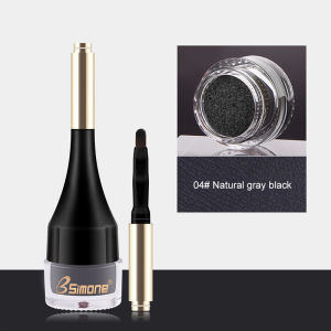 2 In 1 Brown Black Waterproof Eyebrow Gel With Brush Gel Bantalan Udara Alis Krim Tahan Air Tahan Lama-🌹Tamia