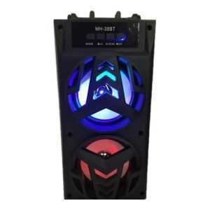 Speaker Bluetooth Portable Double Bass MH-38BT Bonus Mic Karaoke - KMS