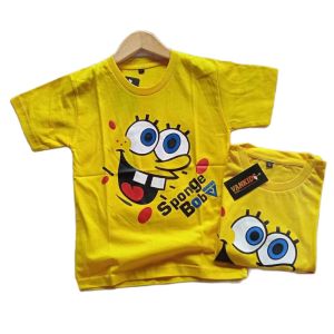 Kaos Anak Laki Laki / Perempuan Karakter Spongsbob