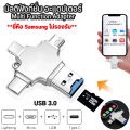 เครื่องอ่านการ์ด USB 3.0 การ์ดรีดเดอร์ 4 in 1 TF / SD การ์ดหน่วยความจำสำหรับ Android/IOS/Micro SD Card Reader. 