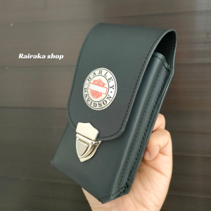 dompet sarung hp kulit logo harley