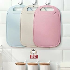 Kitchen Organic Wheat Straw Chopping Board Cutting Board/Papan Pemotong/Papan Mencincang