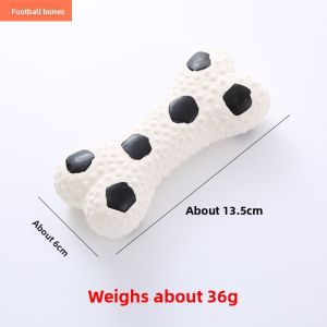 Interactive Pet Toy Bone Shape Pet Supplies Latex Basketball Football Bone Toy Resistant to Nibble and Bite Sound Relieving Boredom Dog Toy dog and cat activity toy chew and play toy
