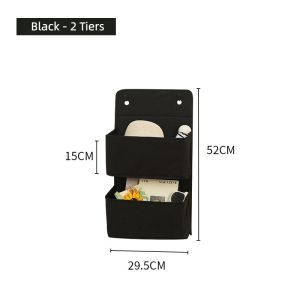 Over Door Fabric Hanging Storage Organizer Multi Pocket Wall Door Closet Organizer Rak Gantung Penyimpanan Serbaguna