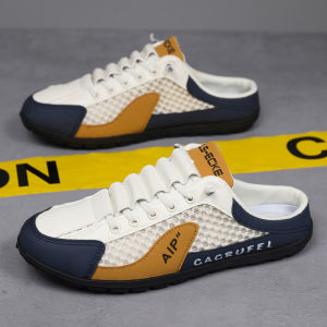 MenS Slip-On Loafers 2025 Summer New Model Mesh Breathable Slip-On Shoes Fashionable And Versatile Breathable Mesh Shoes