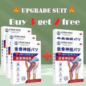 Japan Herbal Sciatica & Lumbar Pain Relief Patch - Deep Muscle Comfort 12 Stickers
