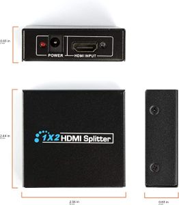 【Ready Stock】FULL HD 4K x 2K HD/HDTV Splitter 1 IN 2 OUT Switcher Hub Repeater Amplifier For Astro / PC/ Laptop/ DVD /Decoder 【Fast delivery】