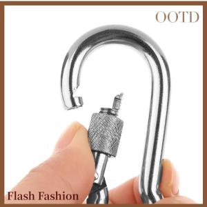 [Falsh F] Stainless Steel Swivel Snap Hooks Locking Dog Leash Buckle Quick Release Buckle Carabiner Clips For Dog Walking Camping