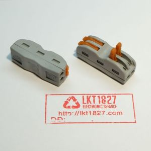 Đầu Nối Điện Nhanh 2 Dây 4 Lỗ. Có thể dùng lại nhiều lần.