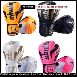 [Yolandas] 6 10 Oz PU Breathable Childrens Adult Professional Sanda Muay Thai Taekwondo Neutral Breathable Boxing Gloves