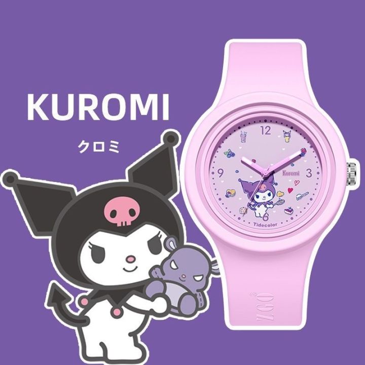 Sanrio Watch Kid's Water-proof Watch Luminous Strap Kuromi Cinnamon Dog ...