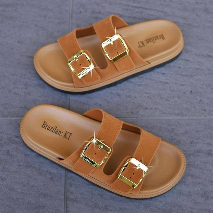 Trendy%20Two%20Strap%20Design%20Rubber%20Slipper%20for%20Women%20-%20Image%205
