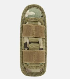 360 Degrees Rotatable Outdoor Flashlight Storage Bag- High Quality Durable Tactical Torch Waist Pocket- Professional Cam