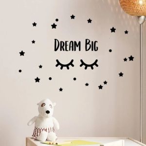 STIKER DINDING KAMAR SWEET DREAM/DREAM BIG / SSSH /CUSTOM NAMA BAHAN TEBAL PREMIUM