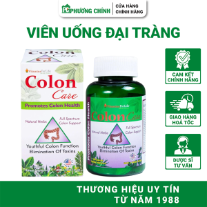 Viên Uống Đại Tràng Vitamins For Life Colon Care Hỗ Trợ Nhuận Tràng Giảm Táo Bón 60 Viên/Hộp