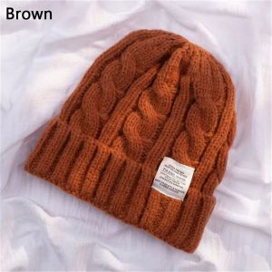 COMEMECO แฟชั่นสำหรับผู้หญิง ด้ายสำหรับด้าย ฝากระโปรง หมวกแก๊ปคู่ หมวกบีนนี่ หมวกถักนิตติ้ง หมวกถักนิตติ้ง