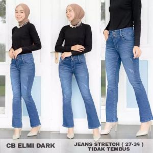 AR - CUTBRAY JEANS HIGHWAIST ELMI // CELANA CUTBRAY JEANS WANITA RIPPED