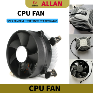 ALLAN CPU Cooler Aluminum Heatsink 4-Pin PWM 92mm 2500 RPM Fan Pre-Applied Thermal Paste for Intel Core i3 i5 i7 i9 Socket 1200 1151 1150 1155 1156 Desktop PC Computer