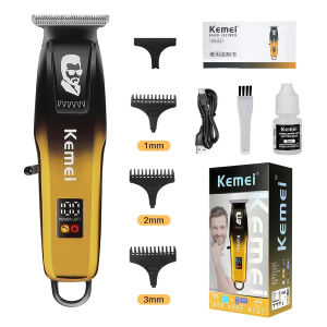 Kemei hair clipper set household electric hair clipper cordless gradient professional electric hair trimmer KM-709a