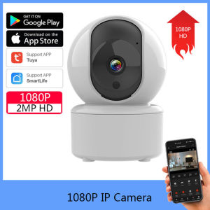 IP Camera Tuya Smart 1080P WiFi Indoor Wireless Security Home CCTV Surveillance Camera 2MP PTZ Voice Intercom