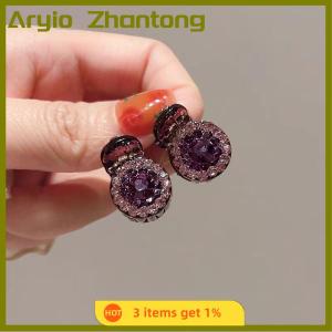 Aryio 2 4pcs Mini Round Rhinestone Hair Claw Retro Zircon Women Girls Claw Clip Small Hairpins Hair Crabs Girls Hair Accessories ﻿