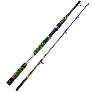 Joran Pancing 1.65M Tongkat Pancing Serat Karbon 2 Bagian Bahan Serat Karbon Joran Pancing Di Laut dan Air Tawar