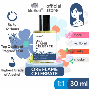 ORE FLAME CELEBRATE by KIUTKAT - Parfum Wanita Original Isi 30ml | Searah ORE FLAME - CELEBRATE