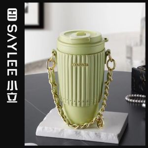 Vacuum Flask Large Capacity Sippy Cups Girls Ceramic Online Celebrity High Value Ladies Water Cups