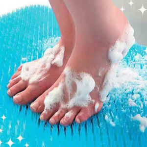 #01  Bathroom Non-slip Mat PVC Bath Shower Pad Door Mat Waterproof With Foot Massage Safety Anti-Bacter