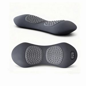 MKEB MALL Heating Electric Back Massager Vibration 3-in-1 Waist Support Pillow Relaxation Adjustable Lumbar Support Pillow Lying Flat