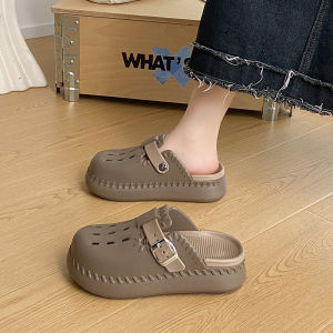 Free Shipping WomenS New Summer Indoor And Outdoor Slip-On Clogs With Thick Soles And Non-Slip Soles