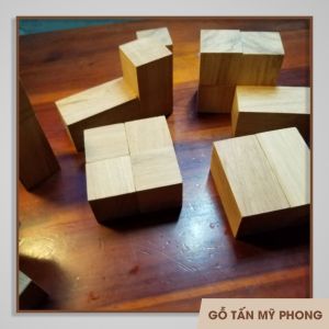 Cube 5cm 5x3x8cm5x3x10cm loại 1 | Khối gỗ trang trí đồ chơi gỗ điêu khắc | Cục gỗ kê hàng